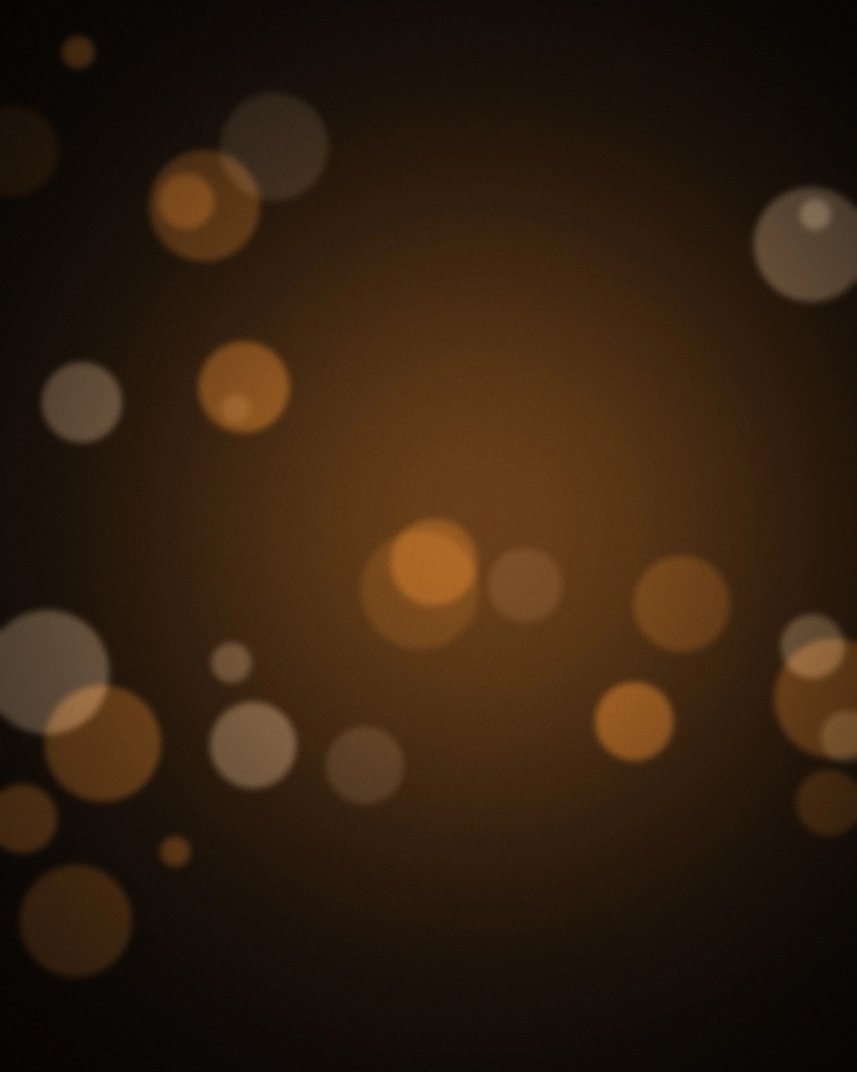 Placeholder: amber bokeh